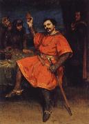 Gustave Courbet Louis Gueymard as Robert le Diable oil